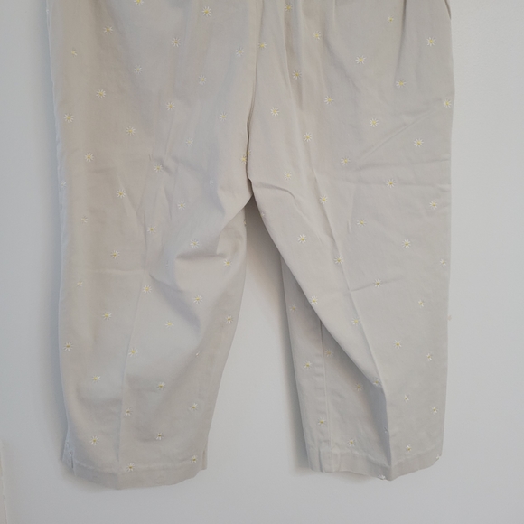 Briggs New York Capris 22W Flowers - Picture 2 of 8